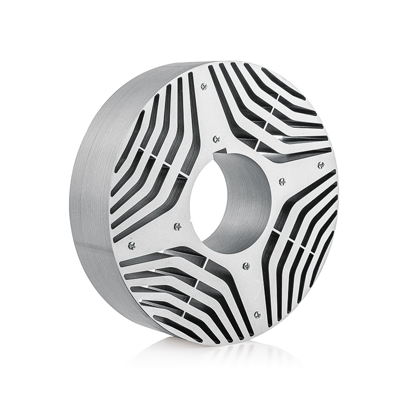 Nuclei dello statore e del rotore del motore di azionamento industriale