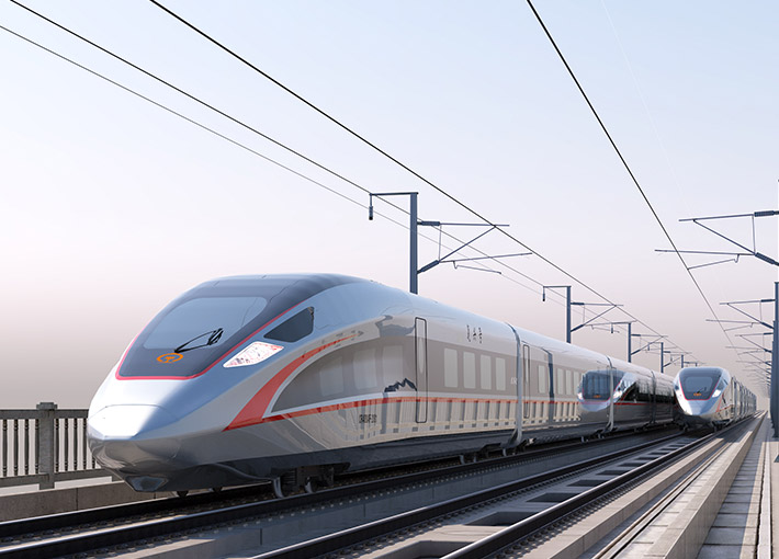 Statore e nucleo del rotore del motore di transito ferroviario