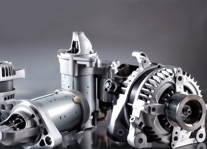 Statore e nucleo del rotore per piccoli motori automobilistici